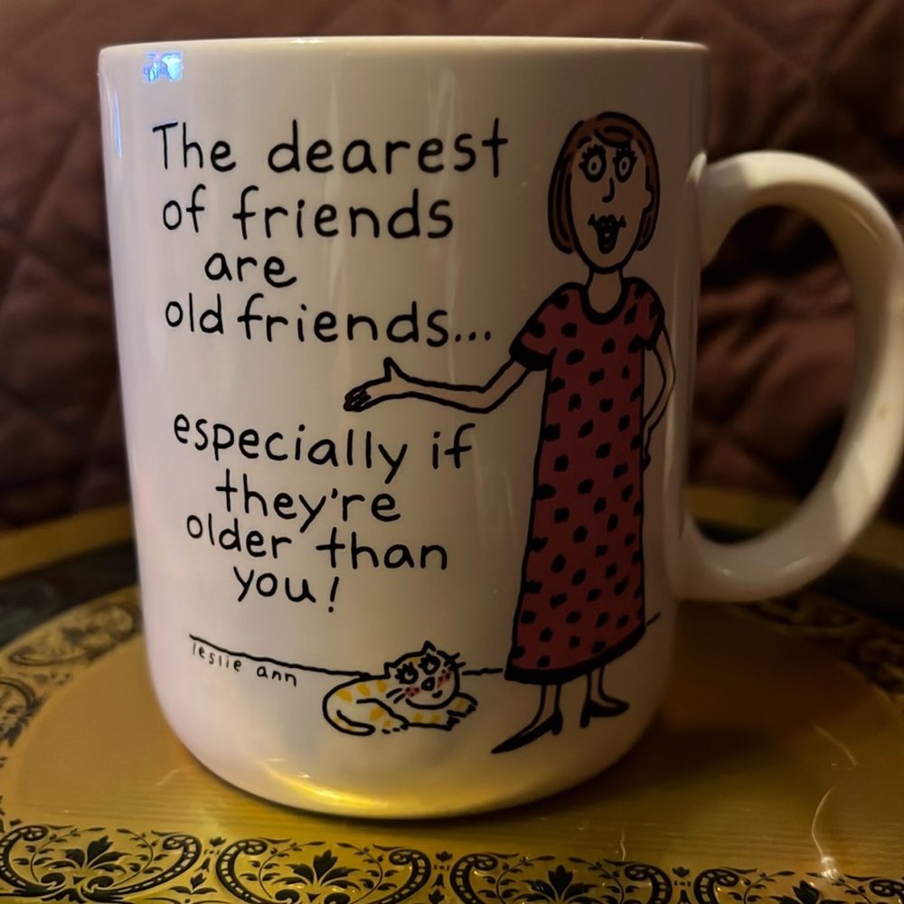 1988 Collectible Hallmark Shoebox Greetings MUG 'The Dearest of Friends…’